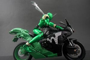 Super man VS. Super motorcycle